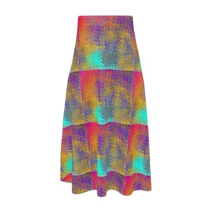 A colourful Midi skirt