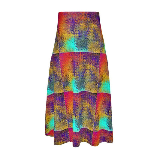 A midi Skirt in a very colourful colours.