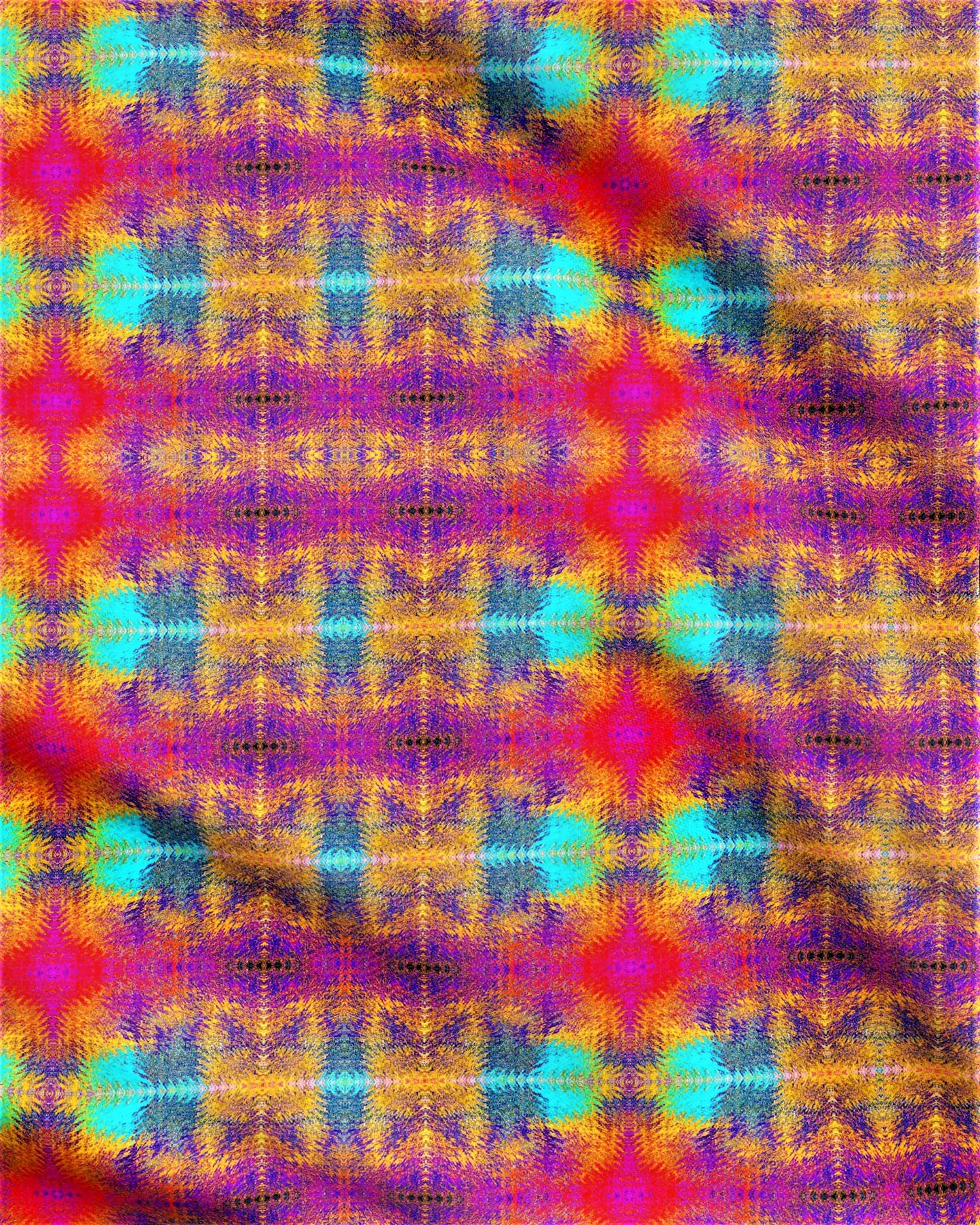 Ra-Solar Barque - Mirrored Pattern Fabric