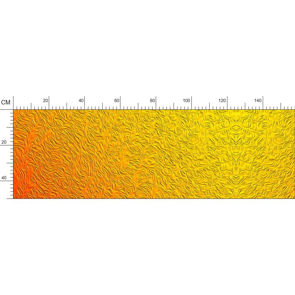 Sunrise Gradients - Mirrored Pattern Fabric