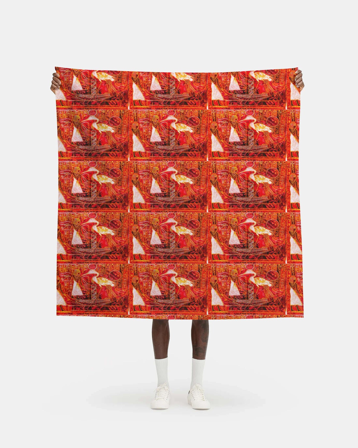 Ra-Solar Barque - Orange, Yellow and Brown Fabric