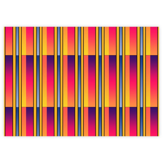 Stripy pattern fabric sample