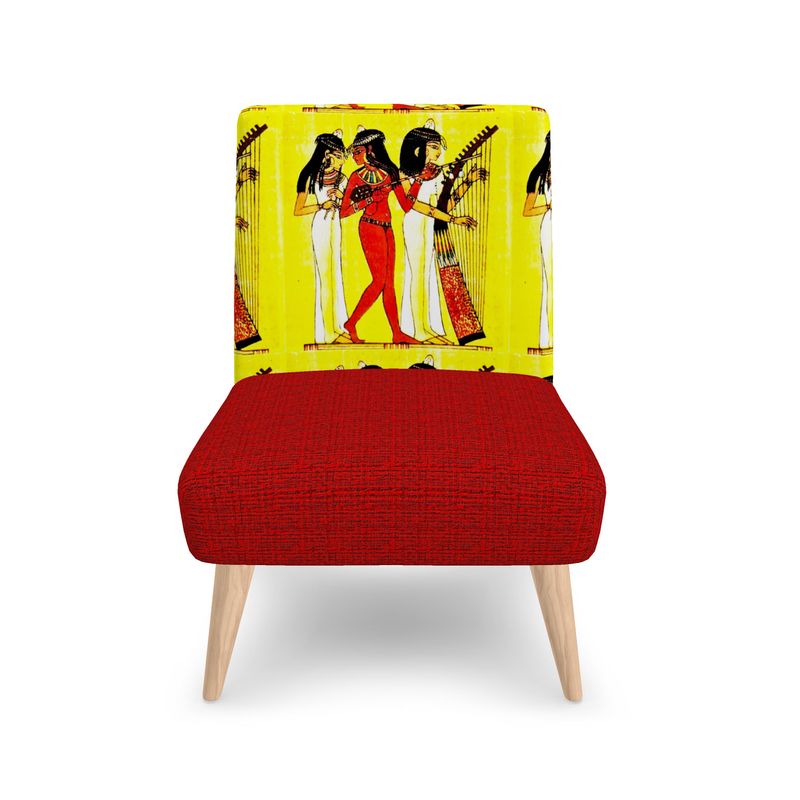 Occasional Chair - Red and Yellow Colours