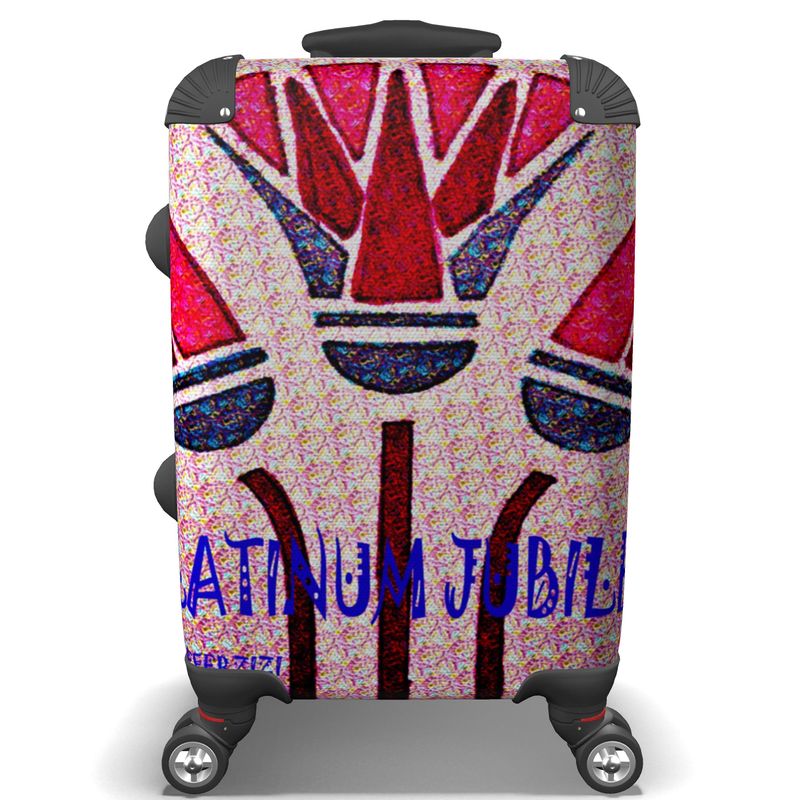 The front view of the suitcase.