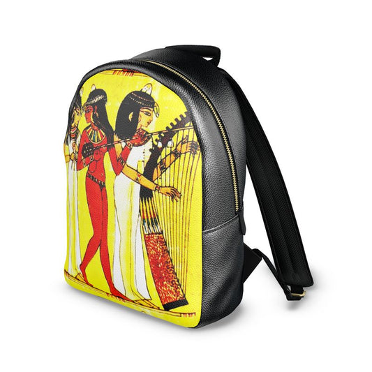 Backpack with a Pharaonic image print